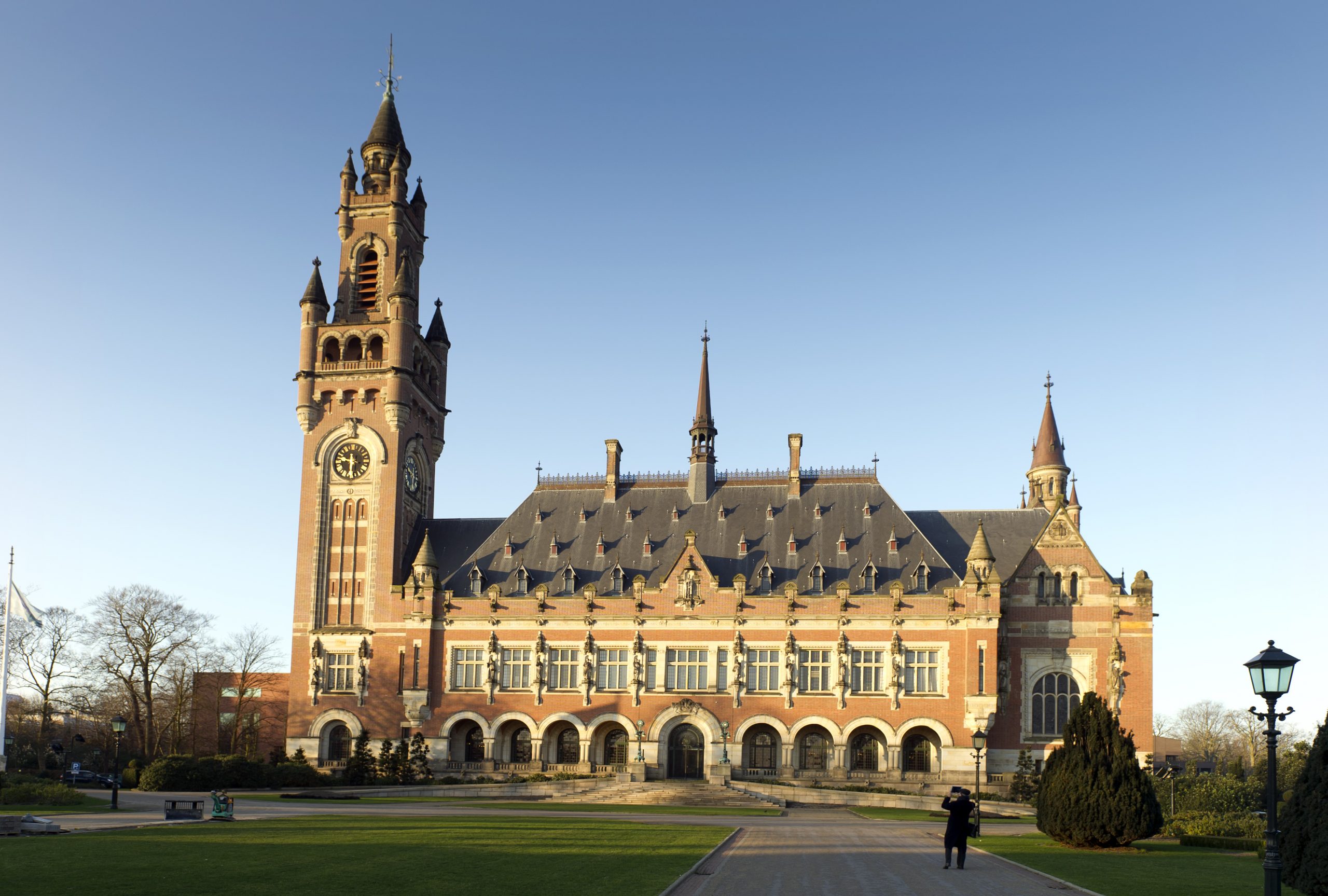 Exterieur the International Court of Justice (ICJ)